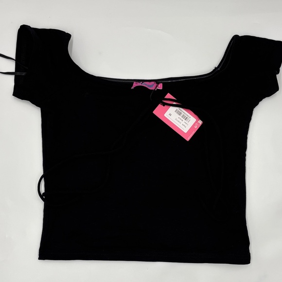 Edikted Tops - Edikted Jess Off the Shoulder Top in Black
